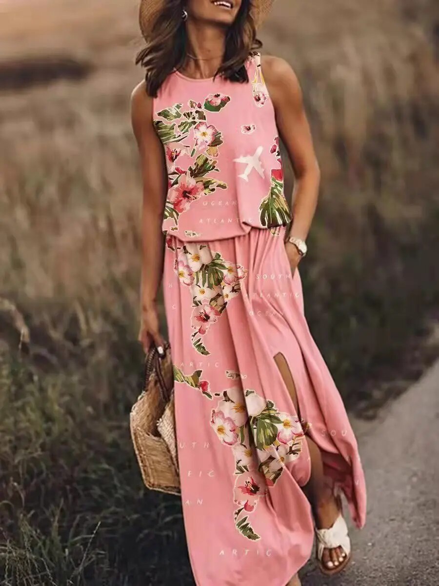 Avencea - Elegant Summer Maxi Dress for the Perfect Appearance