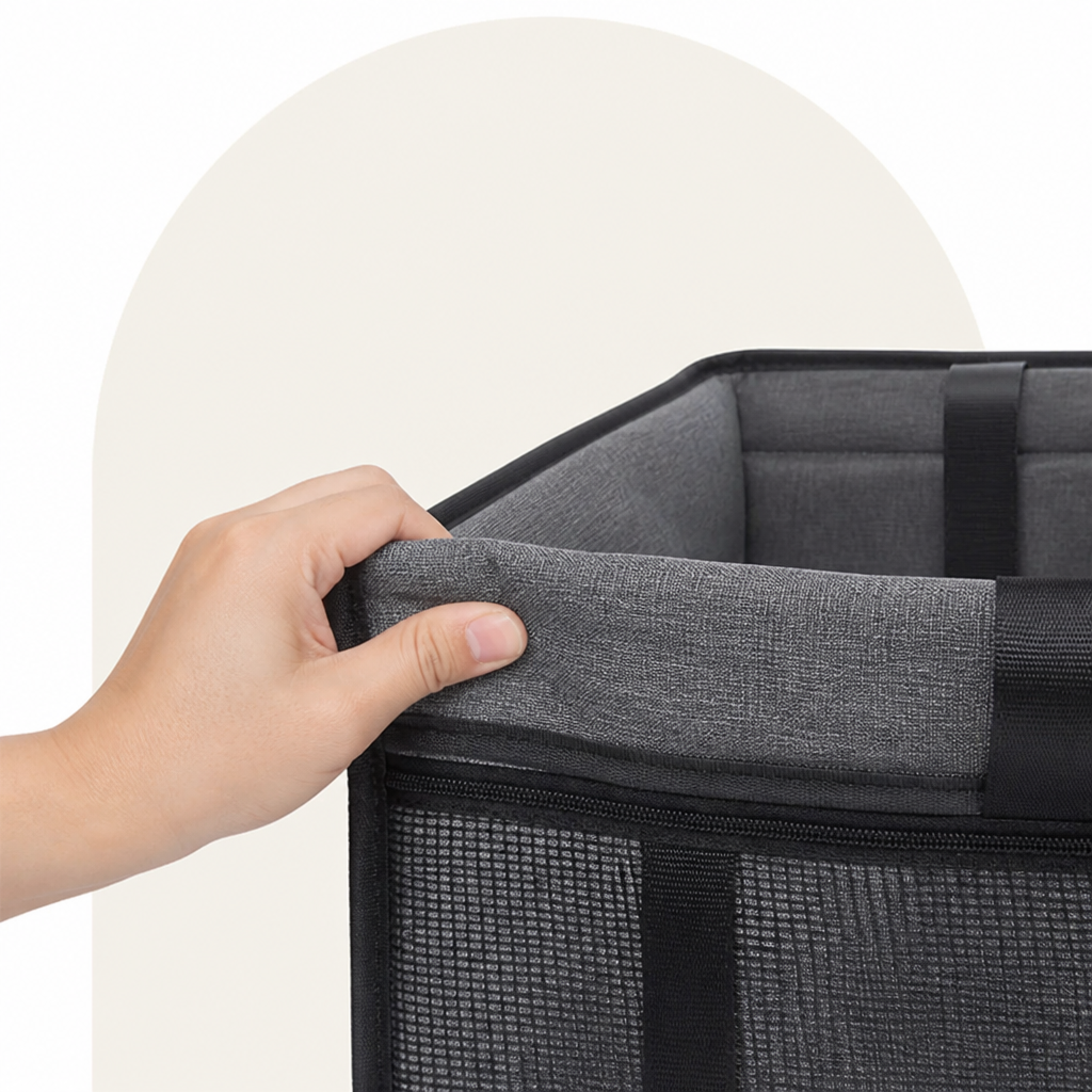 DogBedHouse Foldable Breathable Mesh Car Booster Seat