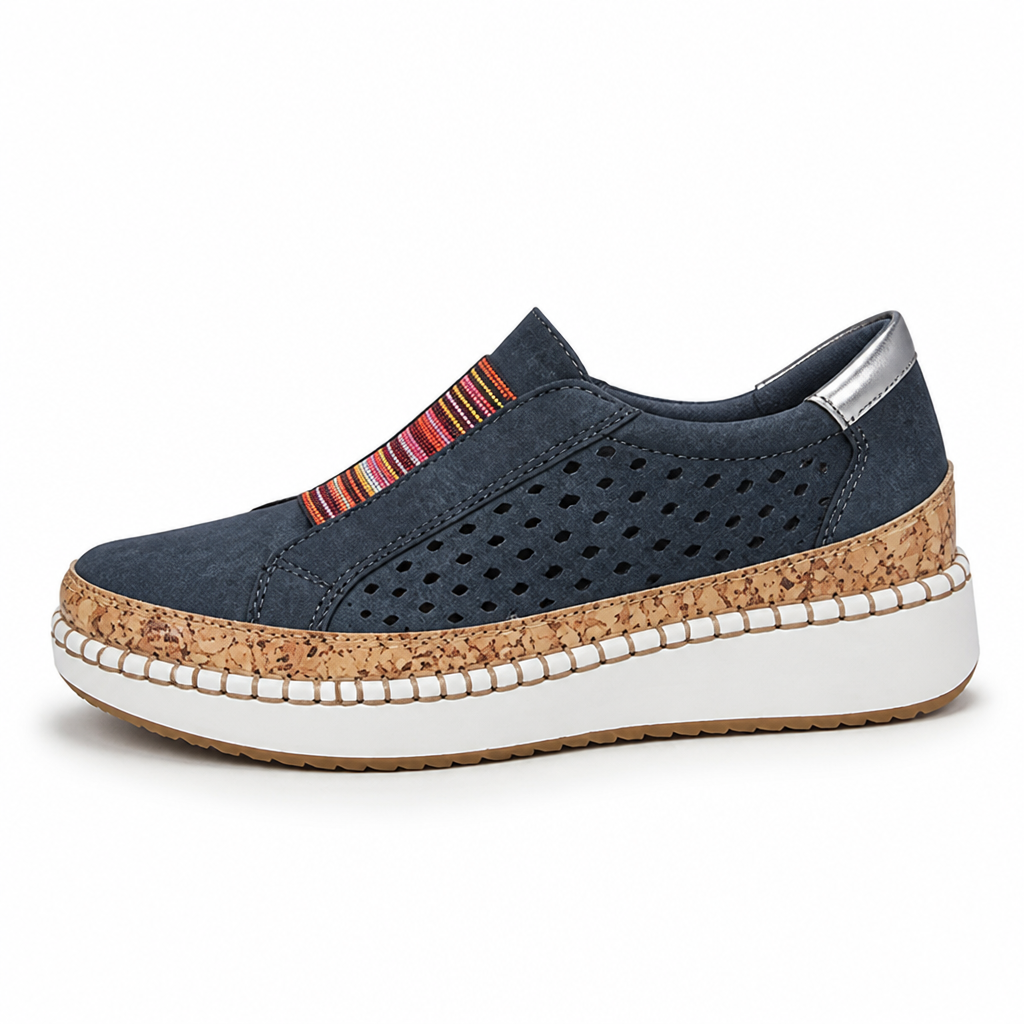 Women's Orthopedic Walking Shoes | Cushioned Insole, Arch Support | Non-Slip Rubber Sole, Shock Absorbing | Everyday Walking Shoes