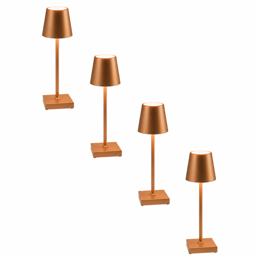 Table Lamp | Wireless Rechargeable & Dimmable | USB-C Charging | Splash-Proof Indoor & Outdoor