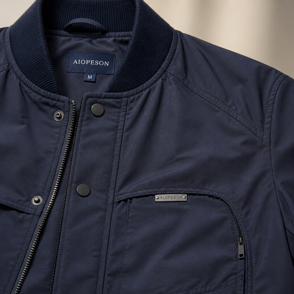 Men's Field Jacket | Raglan Sleeves & Urban Utility | Concealed Zip Pockets & Sleeve Organizer