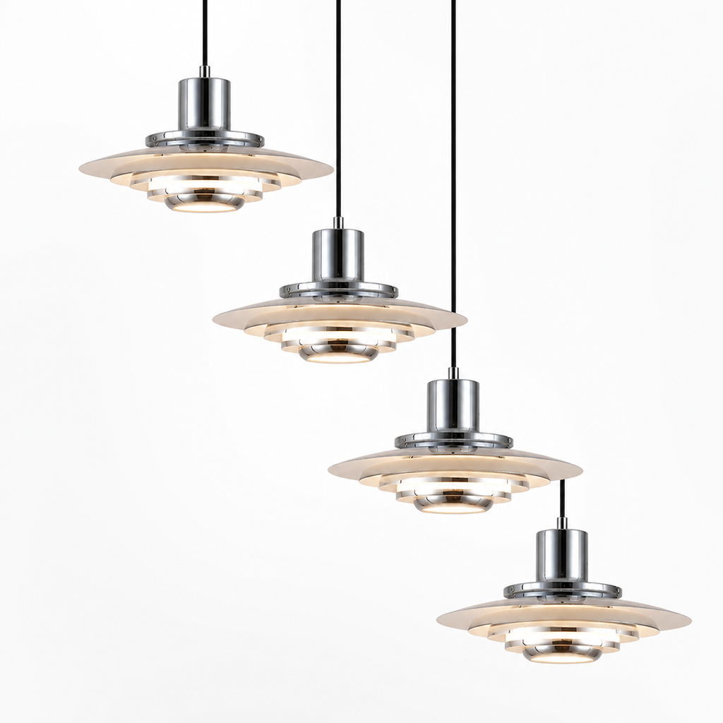 Pendant Light | Nordic Minimalist LED Design | Metal Body & E27 Socket | Adjustable Length