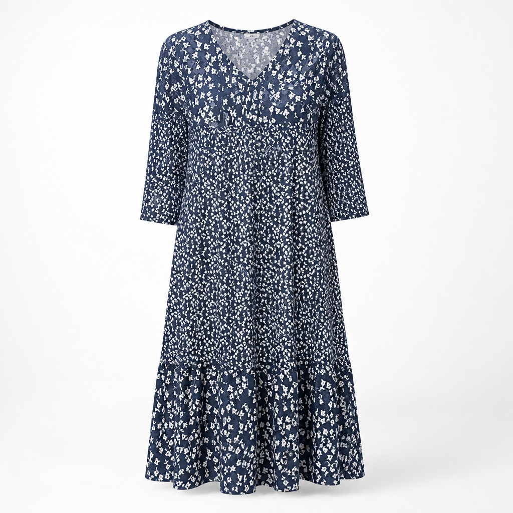 Women's Midi Dress | Regular Fit | Classic Cut, Tailored Seams | Summer Dress | Wedding Guest Outfit | Smart Casual | Workwear