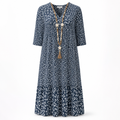 Women's Midi Dress | Regular Fit | Classic Cut, Tailored Seams | Summer Dress | Wedding Guest Outfit | Smart Casual | Workwear