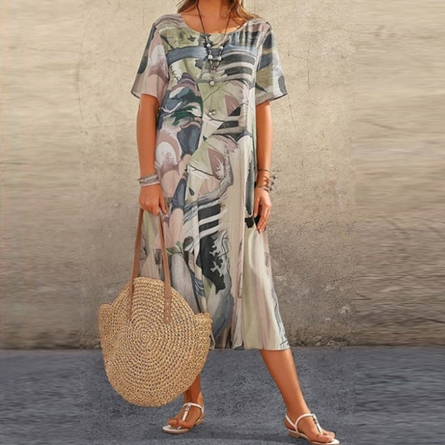 Avencea - Casual Summer Dress - Elegant Evening Dress