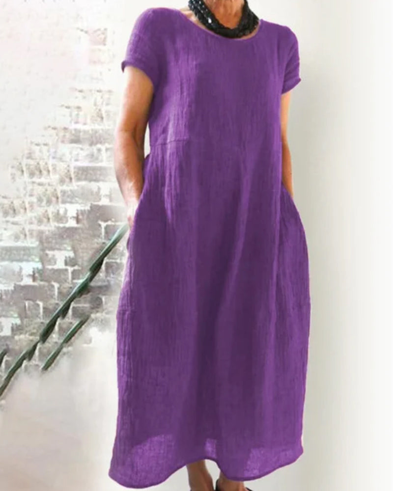 Avencea - Casual Dress - Boho - Modern Style in Linen - Ideal for Summer
