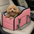 DogBedHouse Safety Leash & Adjustable Dog Car Seat (Up to 12 lb)