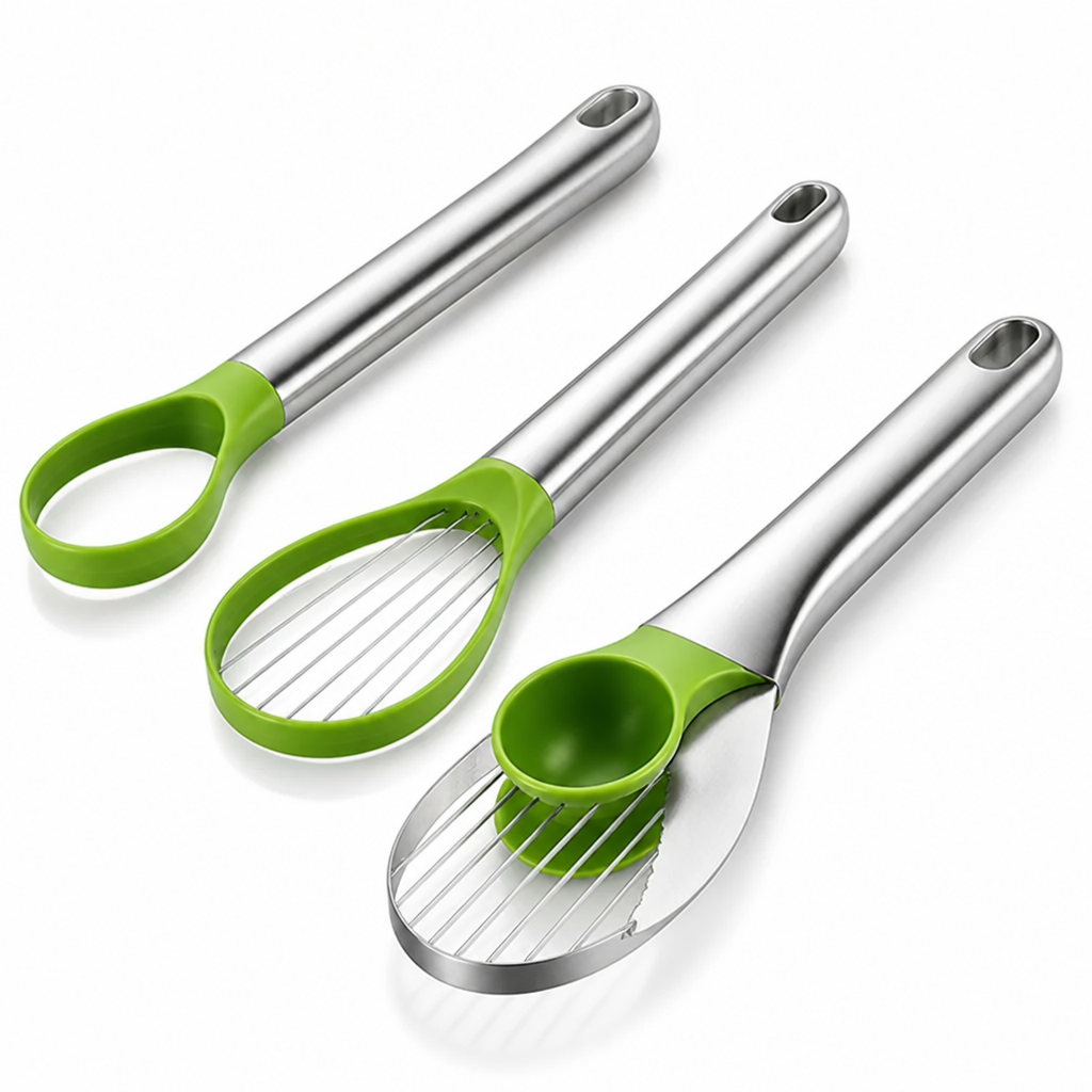 3-In-1 Stainless Steel Avocado Cutter