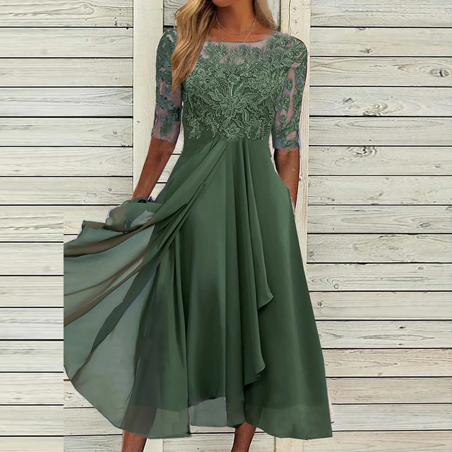 Avencea - Unique Chic Summer Dress Made from Luxurious Material