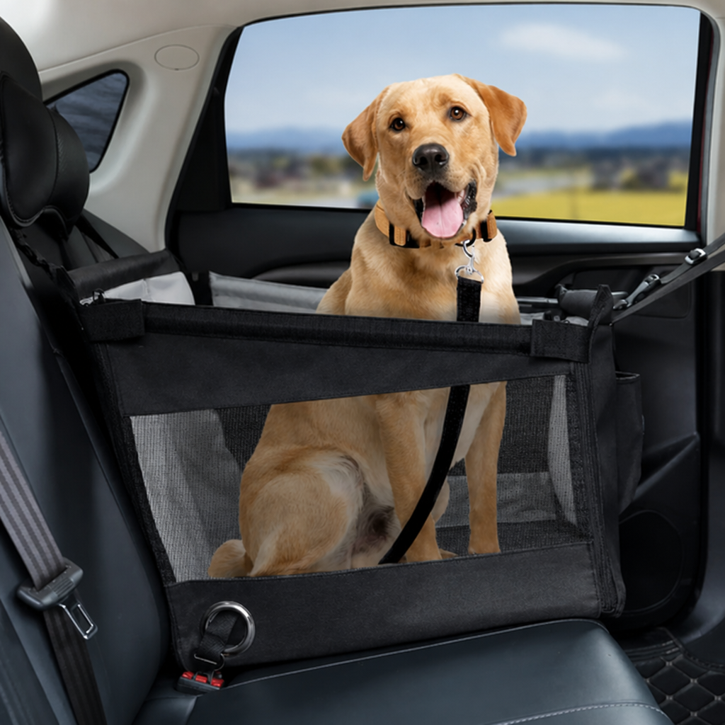 DogBedHouse Waterproof & Foldable Safety Mesh Car Seat