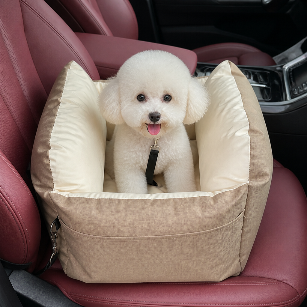 DogBedHouse Portable & Washable Soft-Lined Car Booster Seat