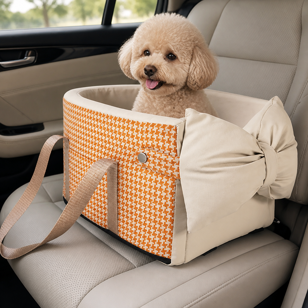 DogBedHouse Portable & Lightweight Dog Car Seat (Small Pets)