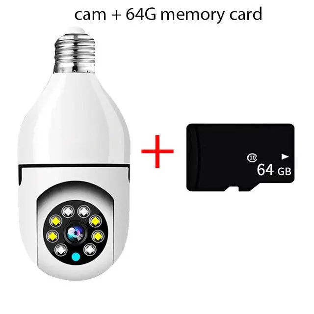 Surveillance Camera | 360° Rotation Pan | Motion Detection and Night Vision | HomeOrbit