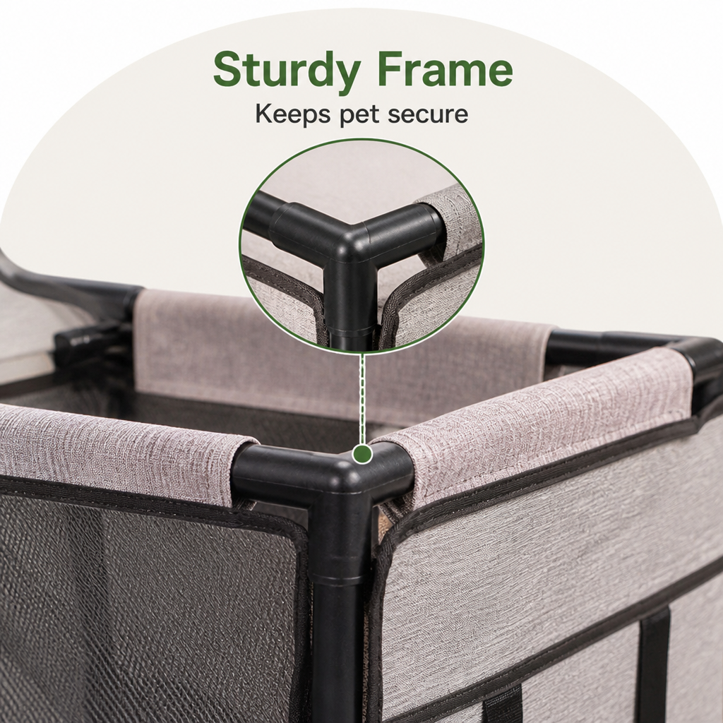 DogBedHouse Seat-Belted Removable Cushion Booster Seat