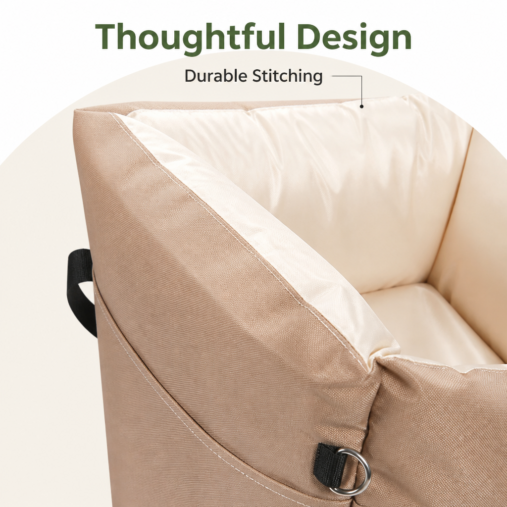 DogBedHouse Portable & Washable Soft-Lined Car Booster Seat