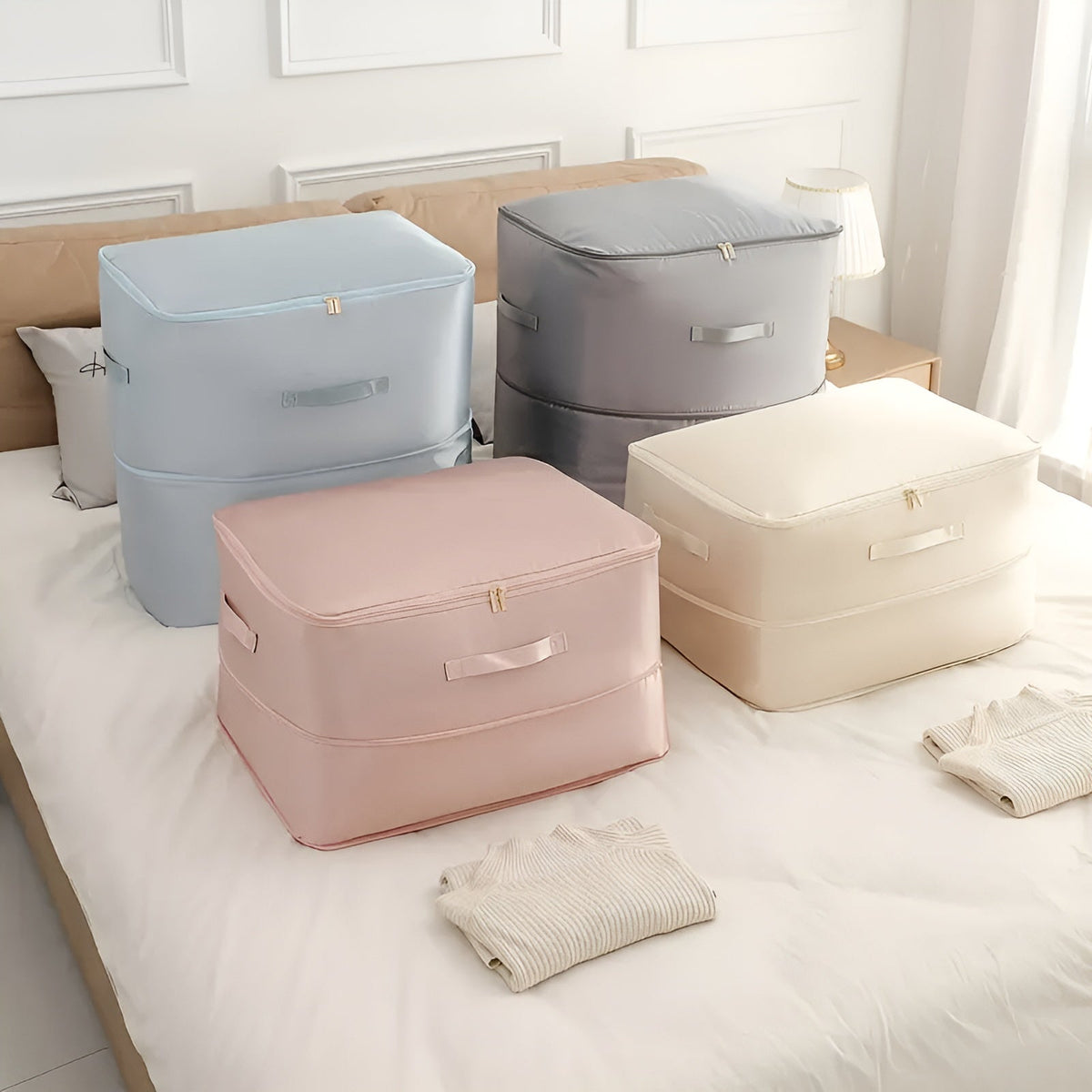 Airtight Space-Saving Bags for Storing Clothes and Bedding