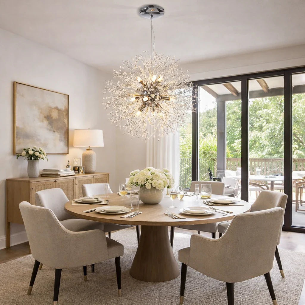 Gilda 9-Light Crystal Sputnik Chandelier
