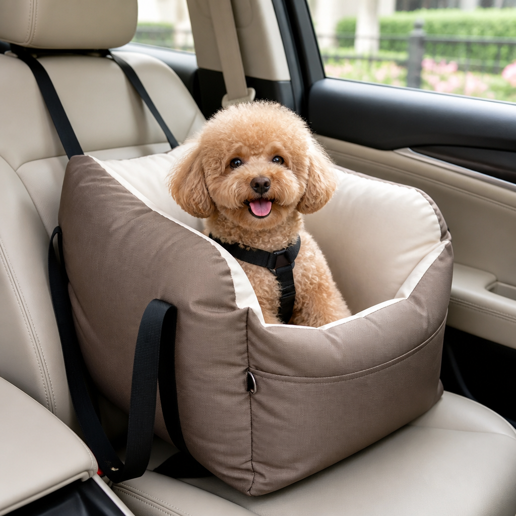 DogBedHouse Safety-Belt & Washable Booster Car Seat