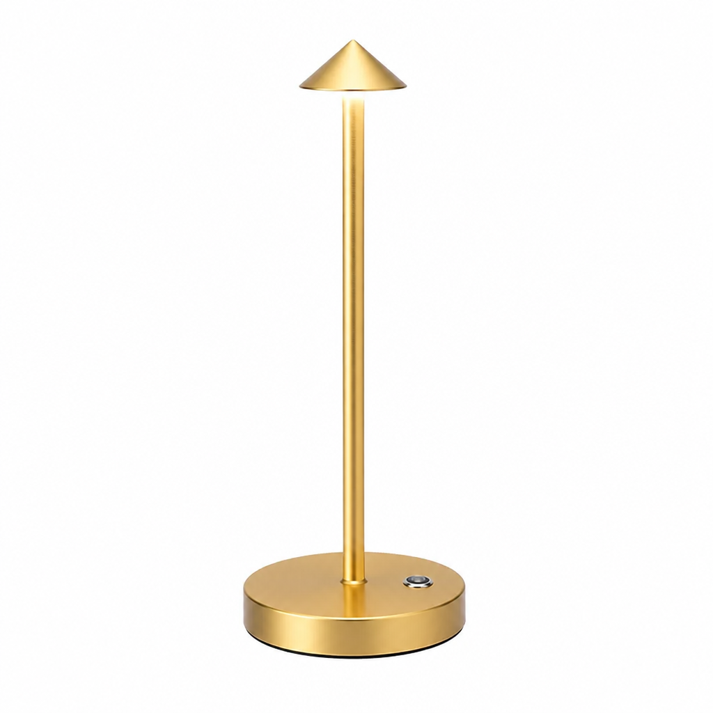 Rechargeable Table Lamp | Touch Sensor & Dimming | Adjustable Color Temp | Aluminum Body