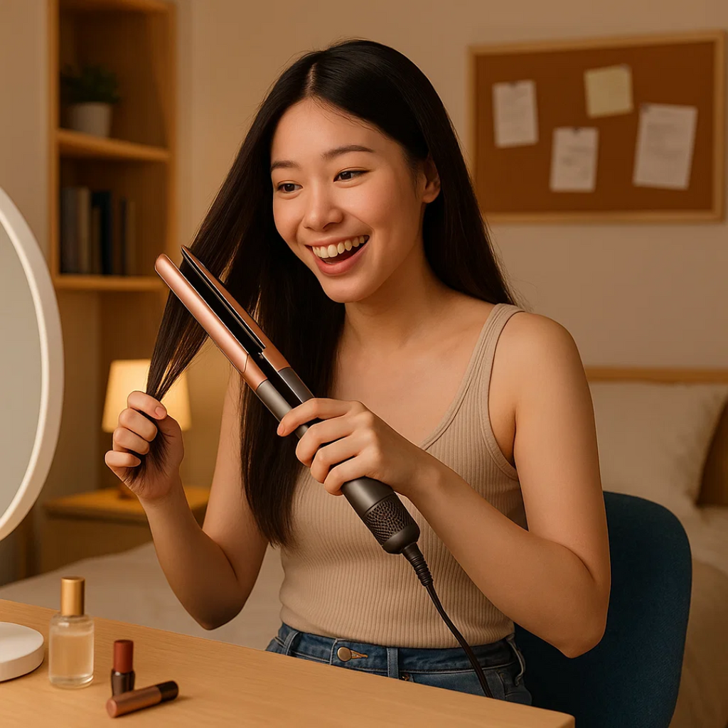 2-in-1 Hair Dryer and Straightener for Effortless Styling