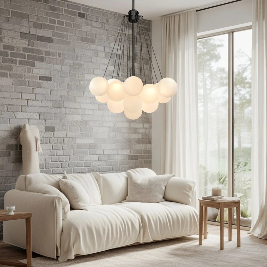 Jem Sculptural Glass Bubble Chandelier
