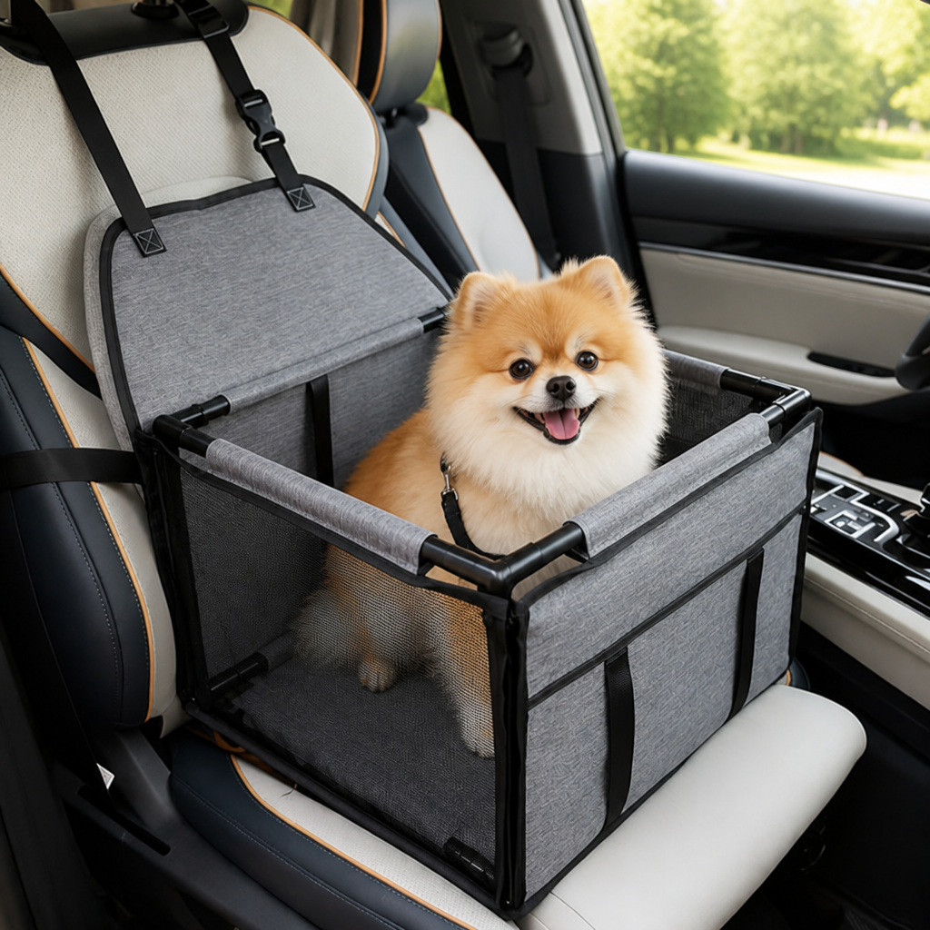 DogBedHouse Seat-Belted Removable Cushion Booster Seat