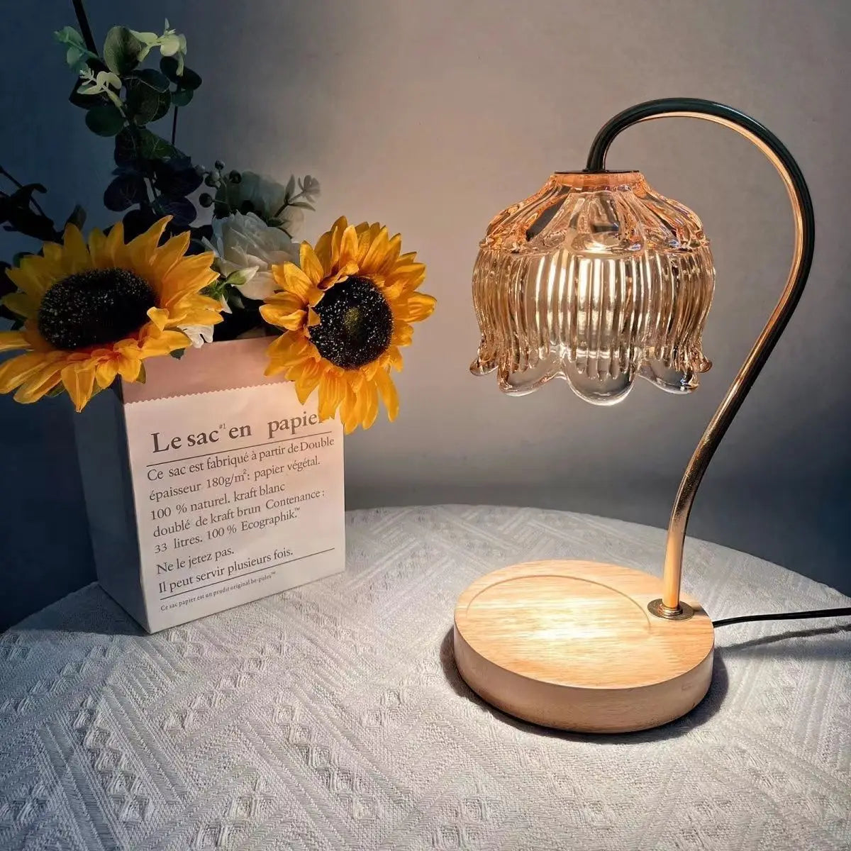 AntiqueAura - Vintage LED Night Lamp