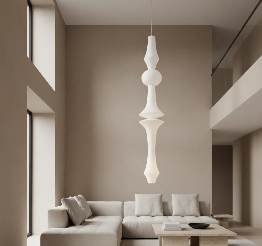 Pascal Japanese Rice Paper Pendant Lantern Light