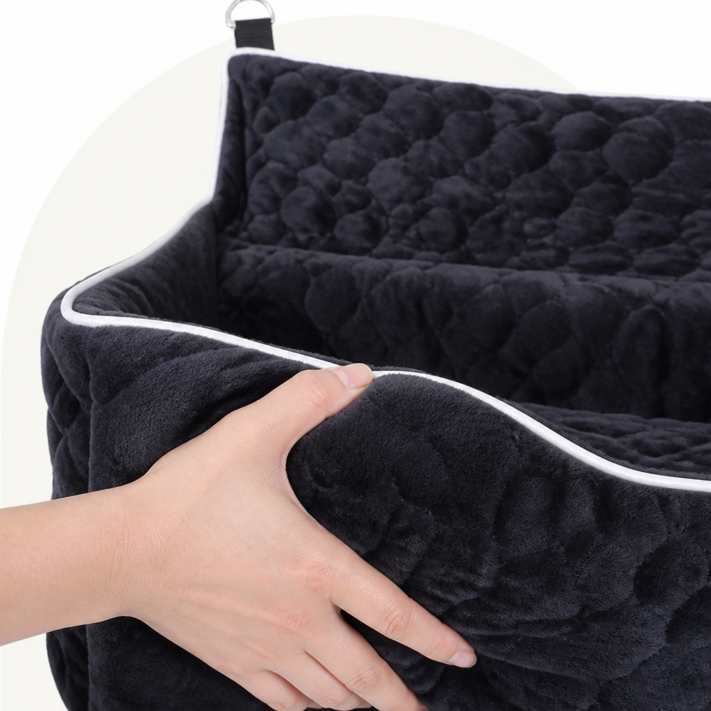 DogBedHouse Large Washable & Tethered Dog Car Seat