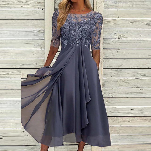 Avencea - Unique Chic Summer Dress Made from Luxurious Material