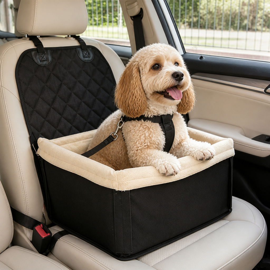 DogBedHouse Waterproof Removable & Washable Car Booster Seat