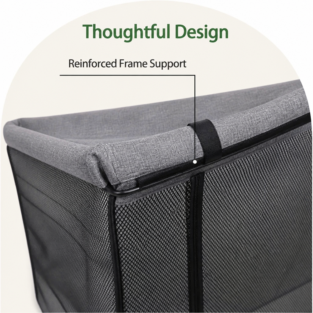 DogBedHouse Foldable Breathable Mesh Car Booster Seat