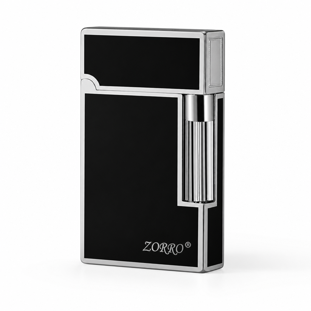 Refillable Butane Side-Pulley Metal Lighter (Gift Box Option)