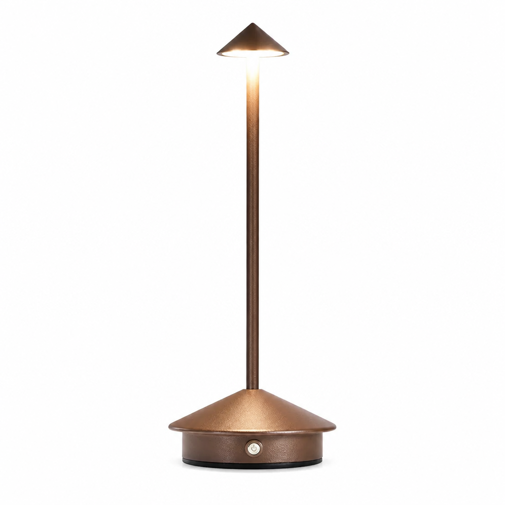 Rechargeable Table Lamp | Touch Sensor & Dimming | Adjustable Color Temp | Aluminum Body