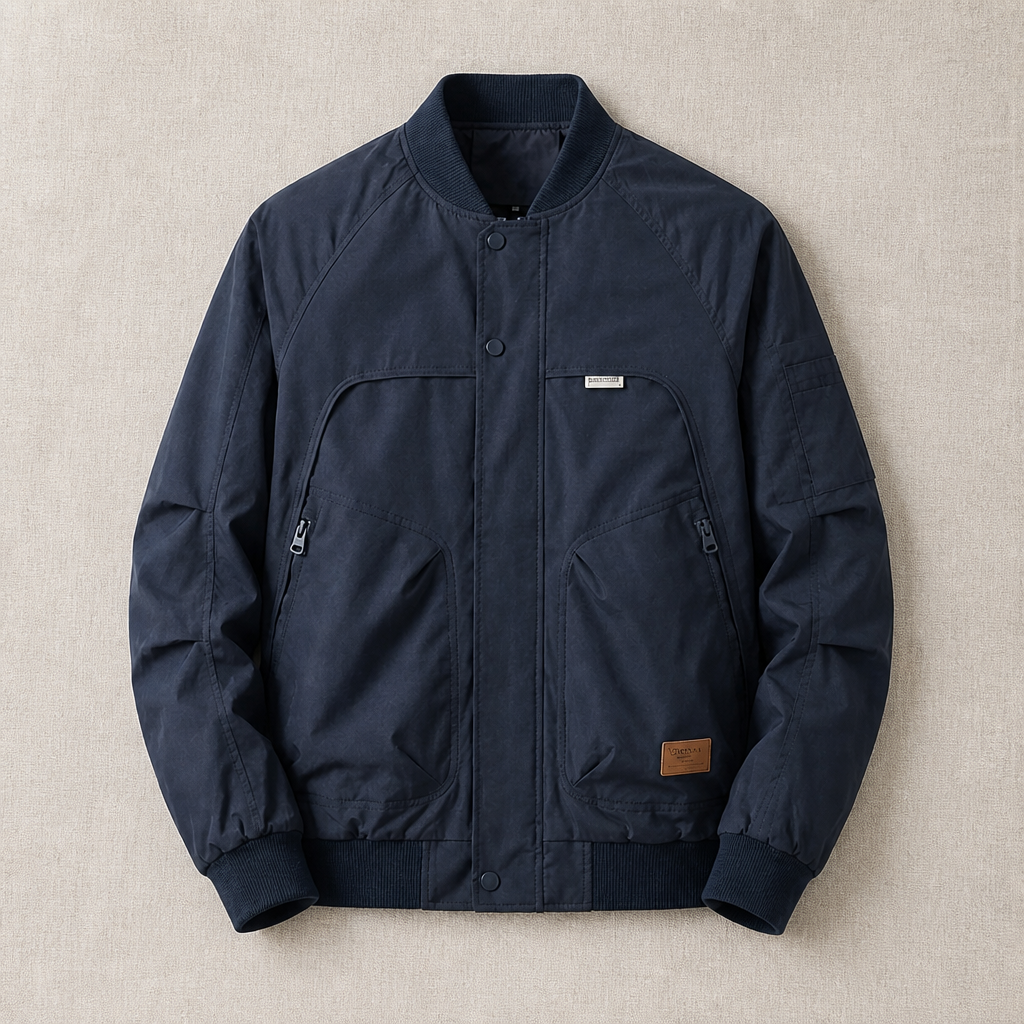 Men's Field Jacket | Raglan Sleeves & Urban Utility | Concealed Zip Pockets & Sleeve Organizer