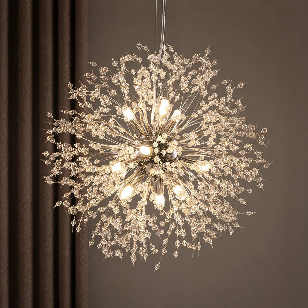 Gilda 9-Light Crystal Sputnik Chandelier