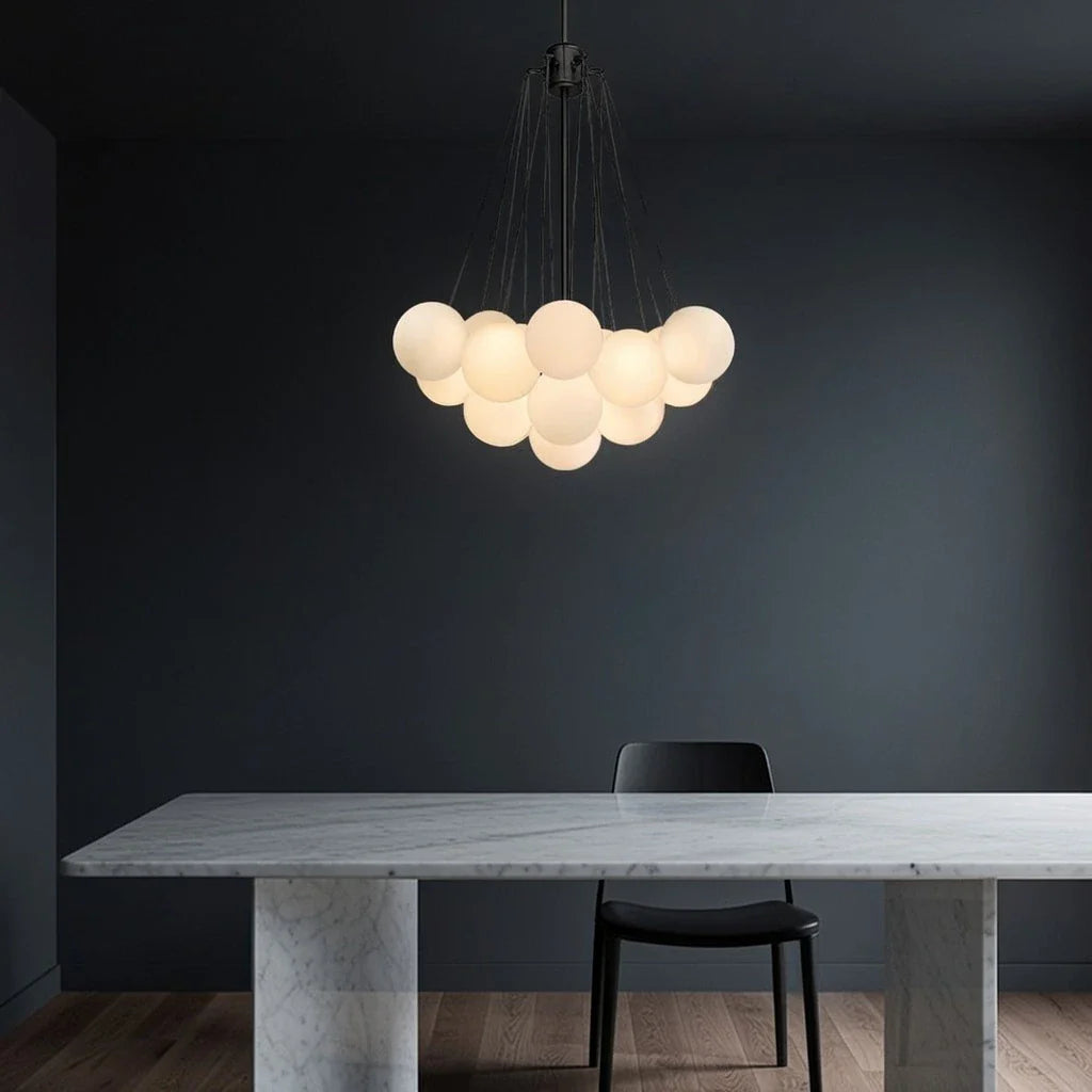 Jem Sculptural Glass Bubble Chandelier