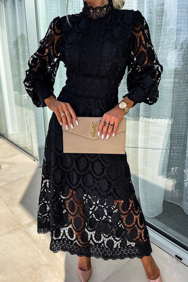 Avencea – Dress – Elegant – Modern Style with Lace – Ideal for Brunch and Walks