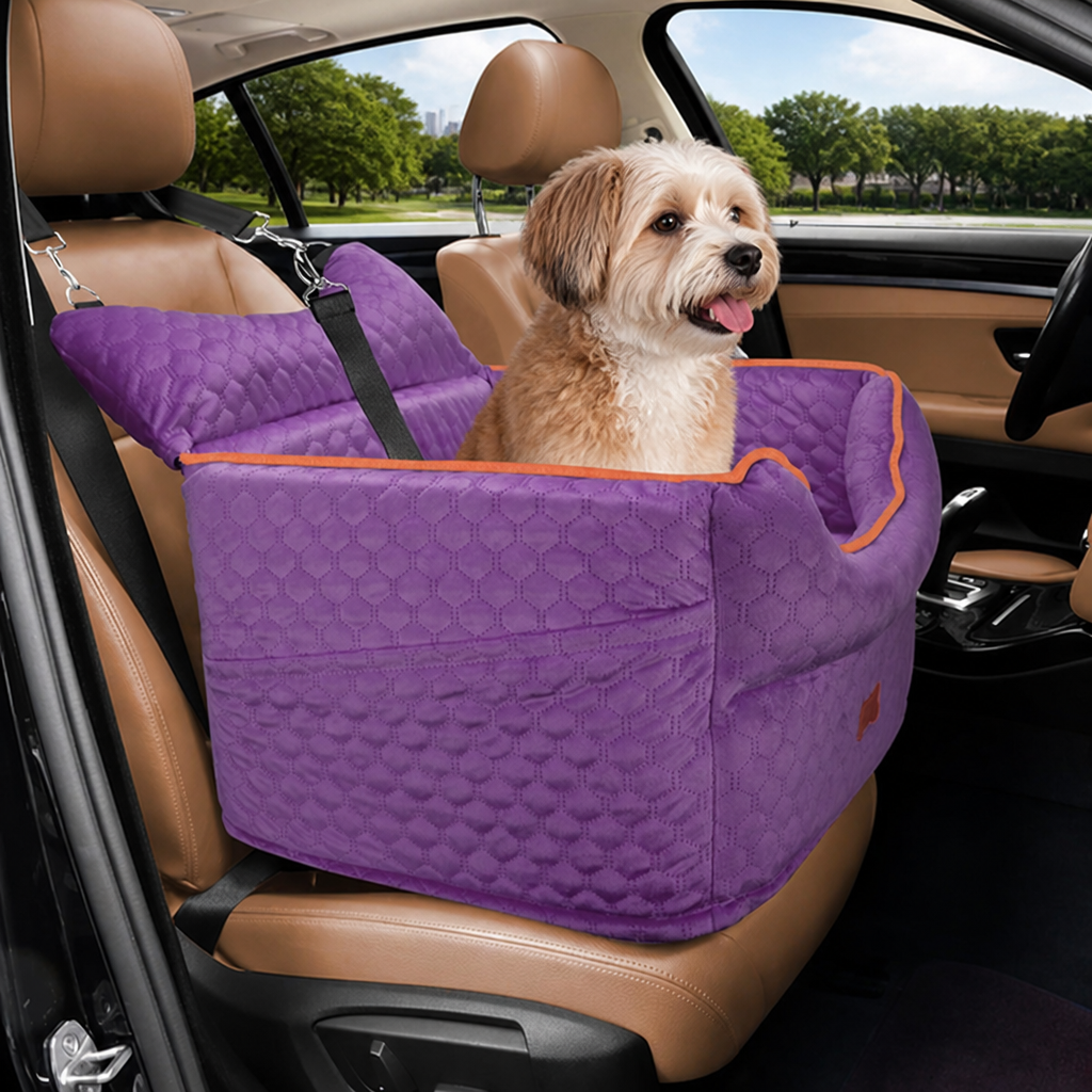 DogBedHouse Elevated Removable & Washable Car Booster Seat