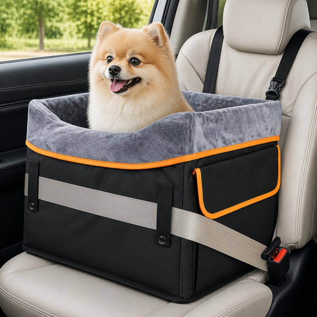 DogBedHouse Clip-On Safety & Adjustable Dog Car Seat