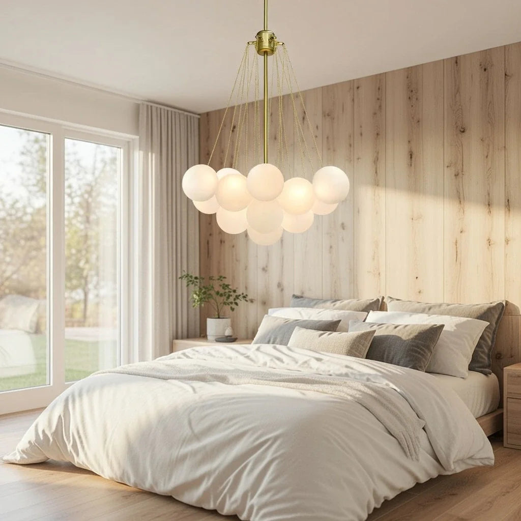 Jem Sculptural Glass Bubble Chandelier