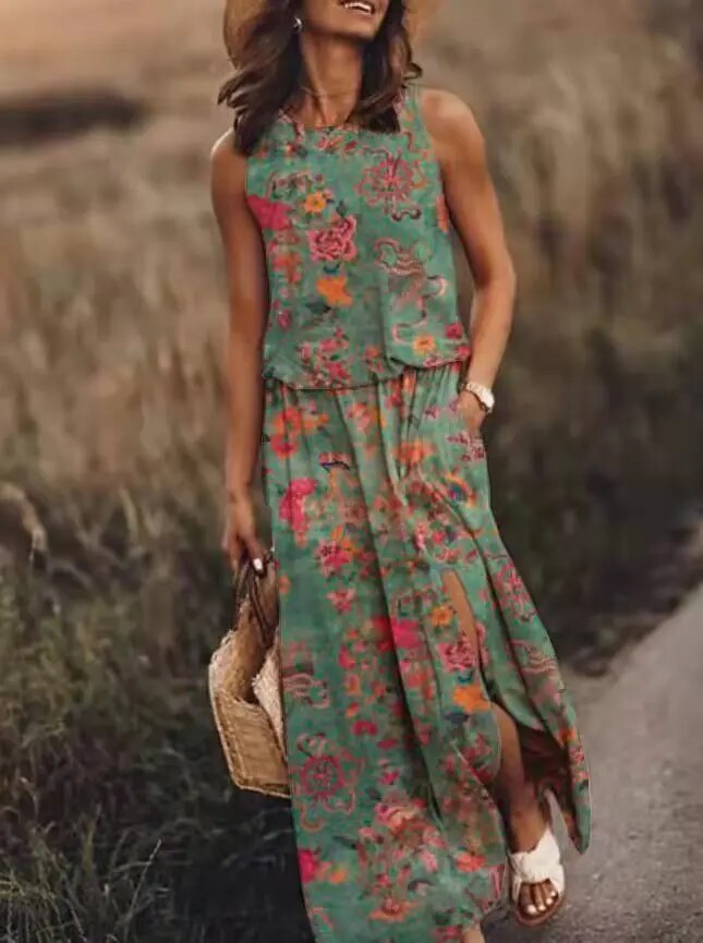 Avencea - Elegant Summer Maxi Dress for the Perfect Appearance