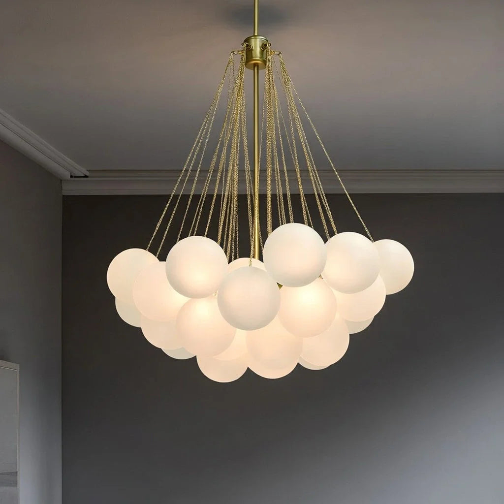Jem Sculptural Glass Bubble Chandelier