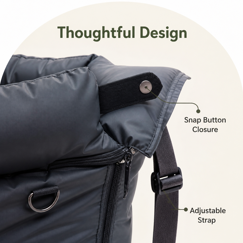 DogBedHouse Chew-Resistant & Washable Dog Car Seat