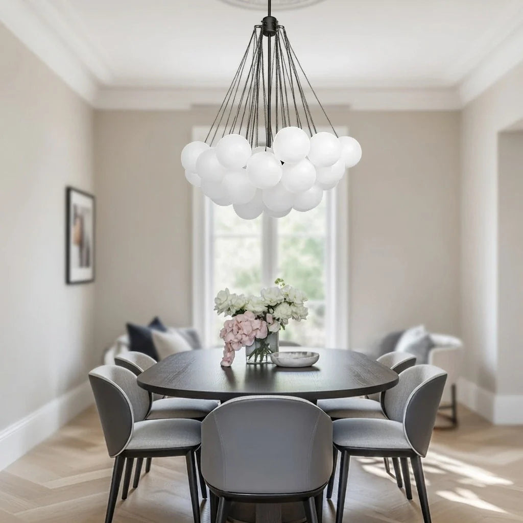 Jem Sculptural Glass Bubble Chandelier