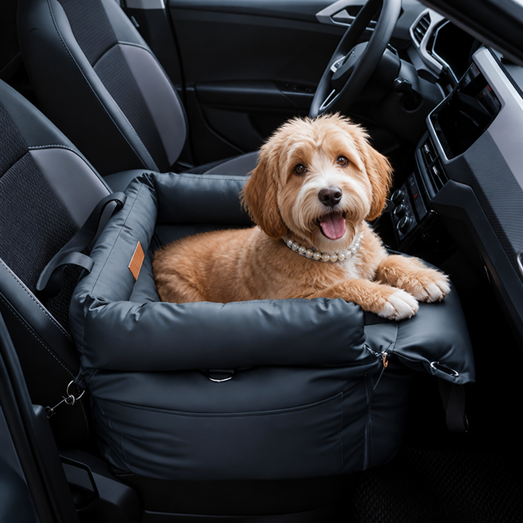 DogBedHouse Chew-Resistant & Washable Dog Car Seat