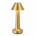 Wireless Table Lamp | Retro Dimmable Design | Metal Rechargeable | Cozy Ambient Lighting