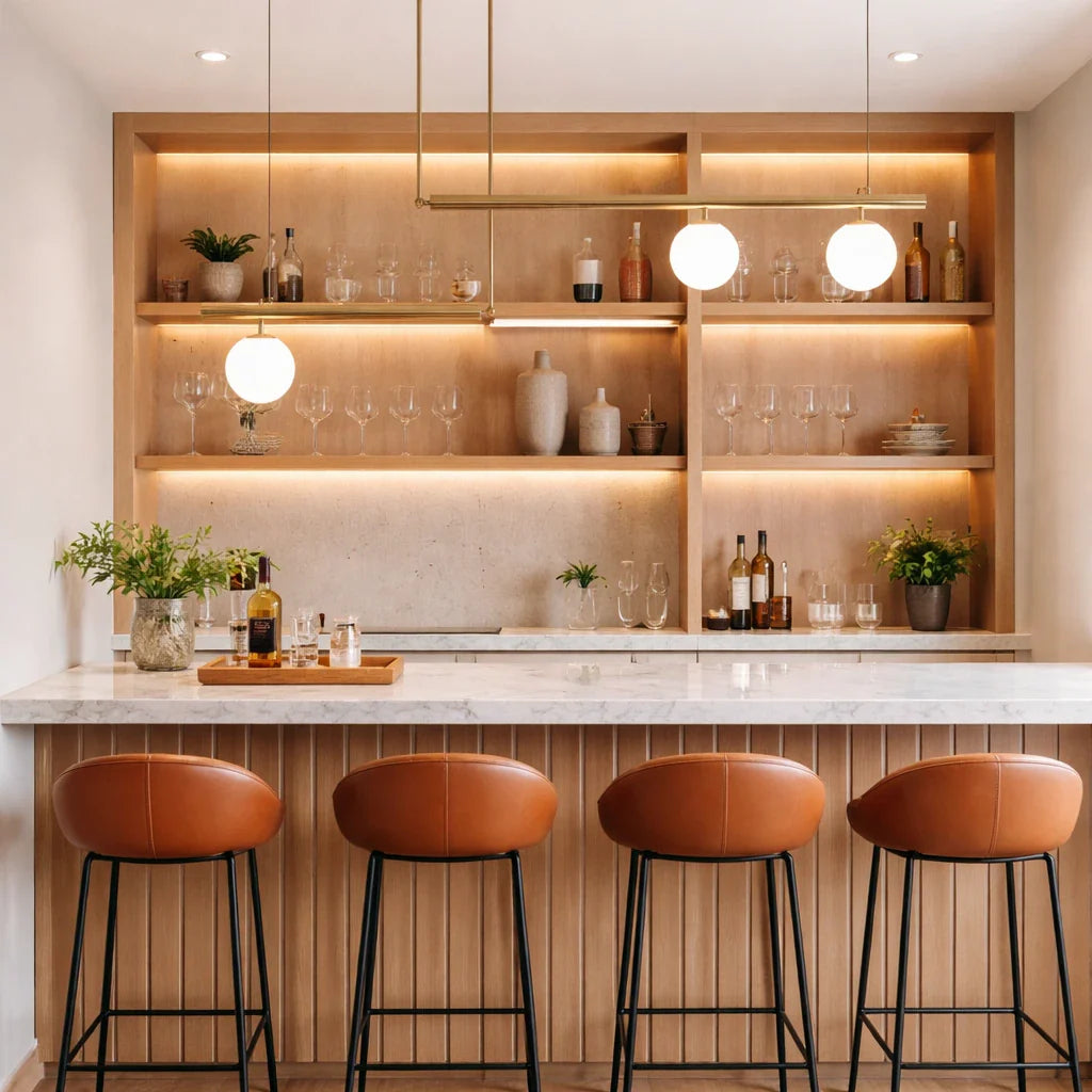 Zadie Linear Glass Globe Chandelier