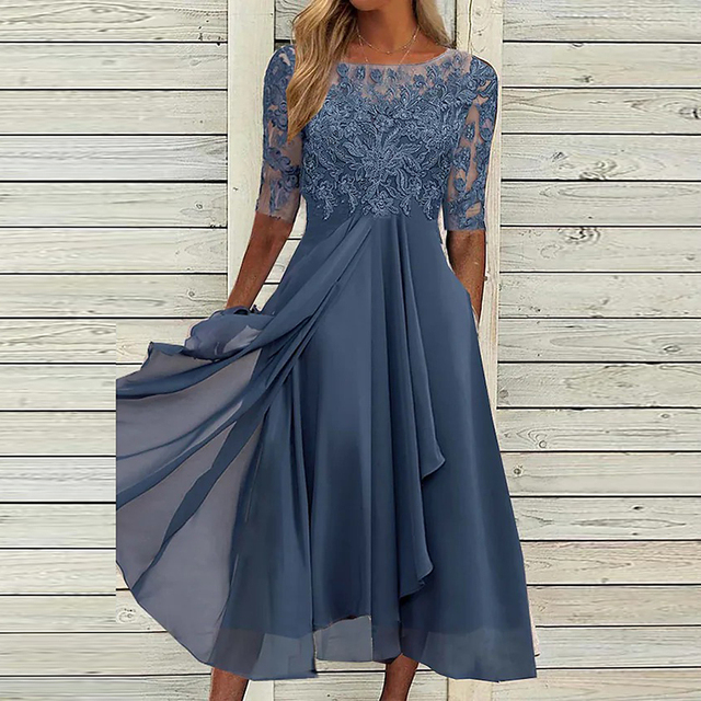 Avencea - Unique Chic Summer Dress Made from Luxurious Material