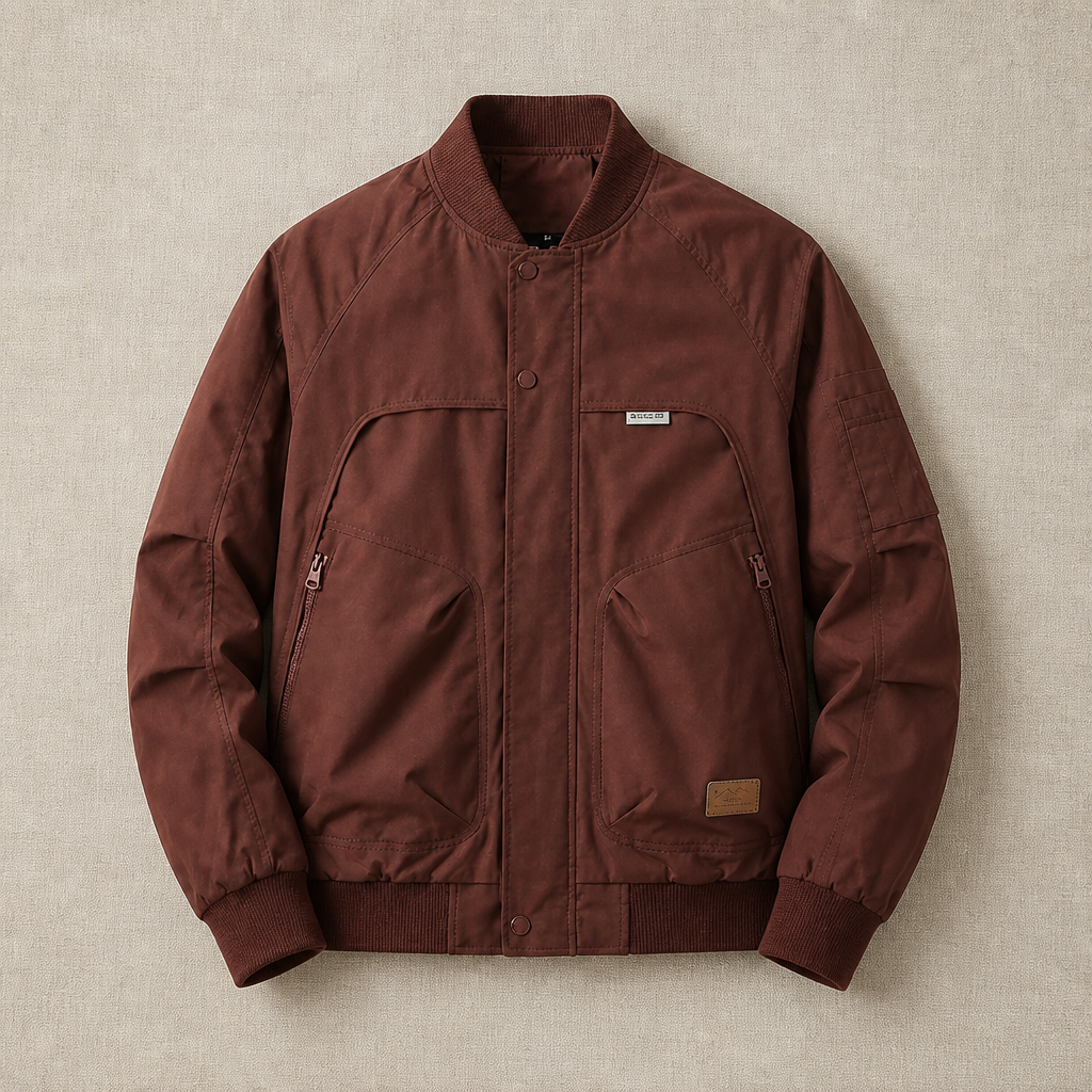 Men's Field Jacket | Raglan Sleeves & Urban Utility | Concealed Zip Pockets & Sleeve Organizer